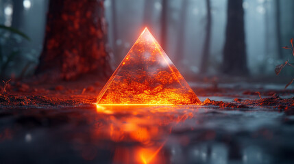 Perfect glass Pyramid