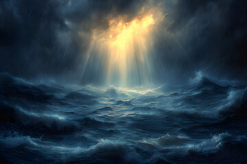 bright_rays_in_an_ocean_of_light_in_the dark