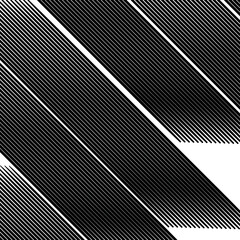diagonal striped art with separated parts