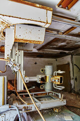 Abandoned Medical Facility with Decaying X-ray Machine, Urban Decay