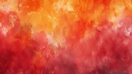 Obraz na płótnie Canvas red orange watercolor abstract background