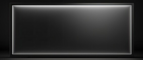 A monitor with a blank screen, awaiting input or displaying no information.