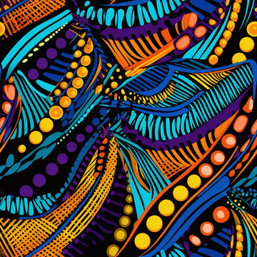 African Pattern Kitenge Traditional Art