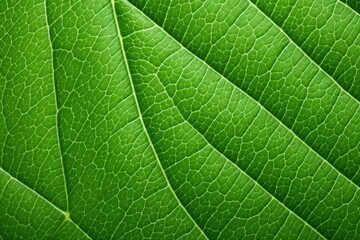 Obraz premium Macro of green leaves Generated by AI