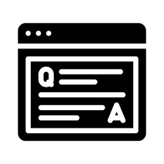 discussion glyph icon