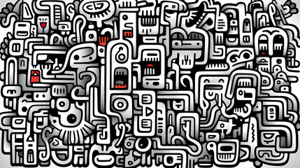 Fototapeta premium Cute graffiti art abstract background poster web page PPT, art background