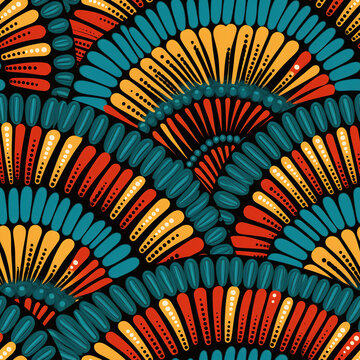 African Pattern Shweshwe Seamless Traditional African Art