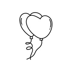 Balloons with string for Party celebration