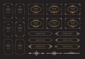 アンティーク　ビンテージ　フレーム飾り枠
