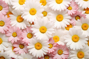 Beauty plant yellow daisies floral spring blossom nature white background closeup blooming summer flower