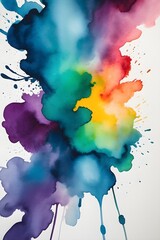 Obraz premium Abstract Captivating Watercolor Stains background