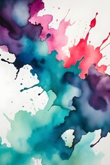 Obraz premium Abstract Captivating Watercolor Stains background