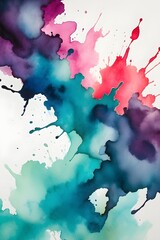 Abstract Captivating Watercolor Stains background