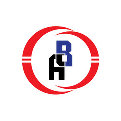 AB Logo Design Vector Template. AB Letter Logo Design