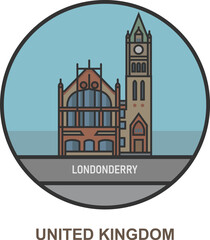 Londonderry. Cities and towns in United Kingdom