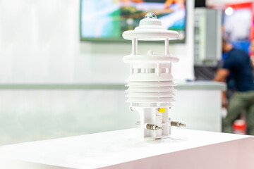 Meteorological transducer compact smart weather sensor equipment for measuring air temperature...