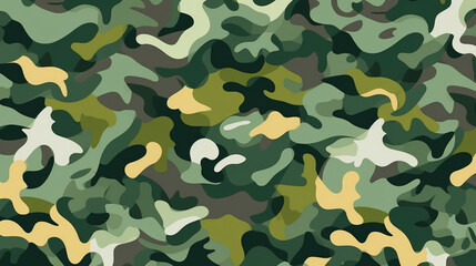 Fototapeta premium Camo Illustration pattern