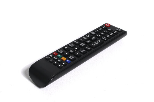 TV remote control isolated on a white background