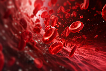 blood cells - obrazy, fototapety, plakaty