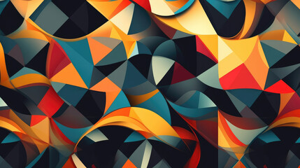 Abstract Illustration of geometric pattern