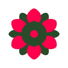 Beautiful flower shape design for various decorations.