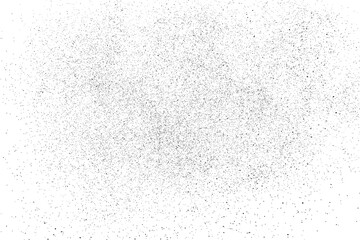 Black texture on white. Worn effect backdrop. Old paper overlay. Grunge background. Abstract pattern. Vector illustration.	