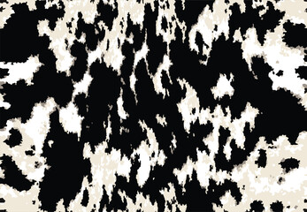 pattern cow leather natural print animal skin spots on a white background. Mammals Fur texture. Design elements leather. Camouflage predator. Vector illustration pattern floor rug interior design 