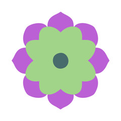 Obraz premium Beautiful flower shape design for various decorations.