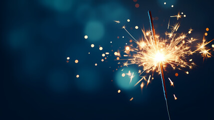 Beautiful fireworks background at night for holiday decoration