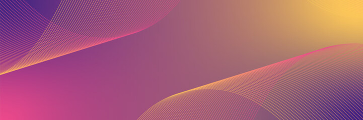 Abstract background vector violet with dynamic waves for wedding design. Futuristic technology backdrop with network wavy lines. Premium template with stripes, gradient mesh for banner, poster