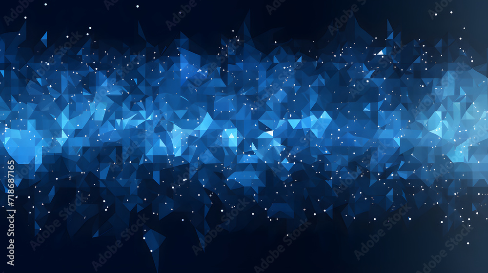 Poster abstract background with particles geometric texture