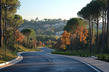 highway in the mountains