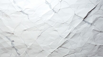 White crumpled paper background. Created with Ai
