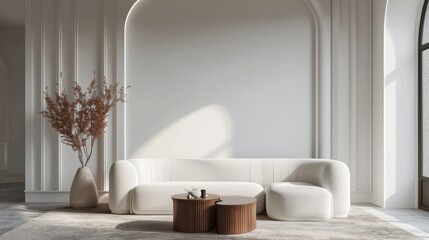 Obraz na płótnie Canvas Sofa. Interior of modern sofa minimal design