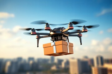 Packing shipping aviation, vendor freight management. Drone community smart logistics fleet. Global logistic supply chain risk management. Urban air mobility shipping future of transportation delivery