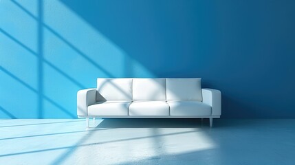 Sofa. Interior of modern sofa minimal design