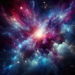Fototapeta na wymiar Galactic Dreams: A Cosmic Symphony of Celestial Wonders