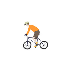 Fototapeta premium pose set of people in orange person