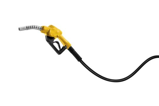 gasoline injector gasoline pump, transparent background