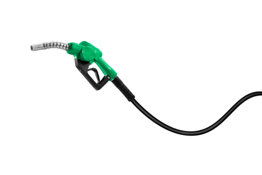 gasoline injector gasoline pump, transparent background