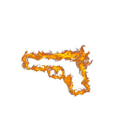 gun flame heat, transparent background