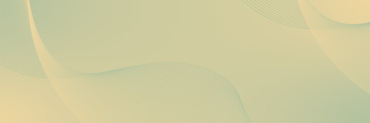 Abstract background vector green, yellow with dynamic waves for wedding. Futuristic technology backdrop with network wavy lines. Premium template with stripes and gradient mesh for banner or poster