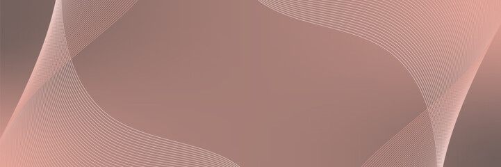 Abstract background vector orange, peach fuzz with dynamic waves for wedding business. Futuristic backdrop with network wavy lines. Premium template with stripes and gradient mesh for banner or poster