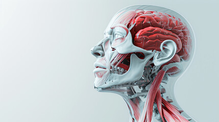 3D Rendered Medical Illustration of Female Anatomy
