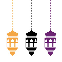 Vector lamp traditional arabic