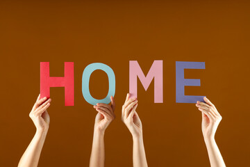 The word home is in the hands of women.