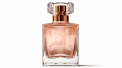 Perfume bottle mockup on a transparent background