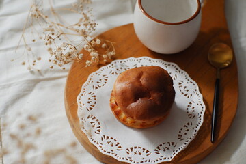cup of coffee and cake 