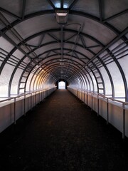 Tunnel Dark, Pedestrian Crossing Indoor