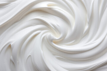 White nude cream texture. Beauty cream texture. Makeup liquid foundation: lotion;  yogurt; skincare product textured background. Cosmetics product. Softness delicate moisturizer smooth smear